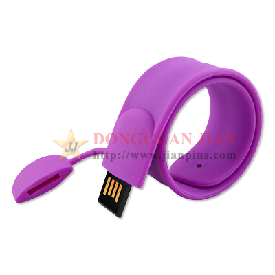 USB-Silikon-Klaps-Armband